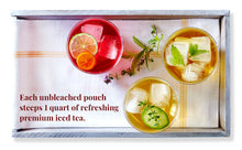 Load image into Gallery viewer, Republic of Tea Blueberry Lavender Iced Tea - unbleached pouch