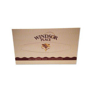 Windsor Place Facial Tissues, 2-Ply, White, 85 Sheets/Box - 30 Boxes