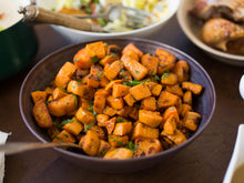 Load image into Gallery viewer, Bonnie Plants Beauregard Sweet Potato roasted