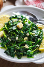 Load image into Gallery viewer, Bonnie Plants Spinach sauteed