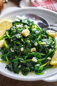 Bonnie Plants Spinach sauteed