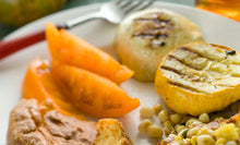 Load image into Gallery viewer, Bonnie Plants Golden Scallop Pattypan grilled