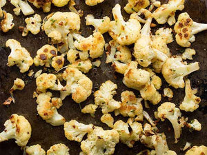 Bonnie Plants White Hybrid Cauliflower roasted