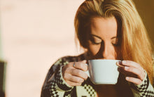Load image into Gallery viewer, Caffe Vita - Bistro Blend Coffee - woman enjoying